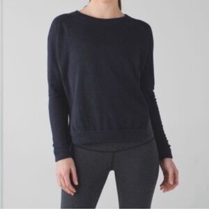 Lululemon Bhakti Life Navy Crewneck Long-Sleeve Sweater